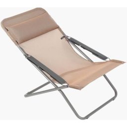Transat de jardin pliable Lafuma Mobilier transabed - Canyon Tube Titane