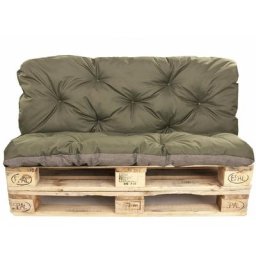 Set Coussins pour palettes, Assise 120 x 50 et Dossier 120 x 50cm, coussins canapé / coussin