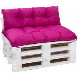 Coussins pour palettes exterieur, Assise 120 x 50 et Dossier 120 x 40cm, coussins canapé / coussin
