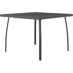 Table de jardin anthracite 100x100x72 cm Treillis d'acier Vidaxl n/a