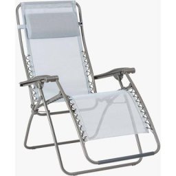 Lafuma Mobilier - Fauteuil relax de jardin pliable rsxa - Ciel Tube Titane