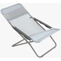 Transat de jardin pliable Lafuma Mobilier transabed - Ciel Tube Titane