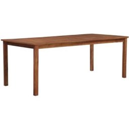 Table de jardin 200x100x74 cm Bois d'acacia massif Vidaxl n/a