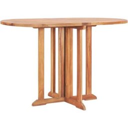 Table pliable de jardin papillon 120x70x75 cm Bois teck solide Vidaxl n/a