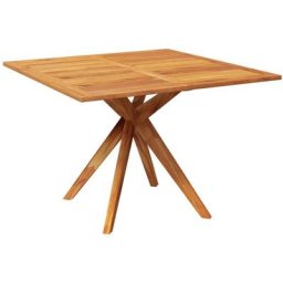 Table de jardin 110x110x75 cm Bois d'acacia solide Vidaxl n/a
