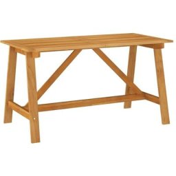 Vidaxl - Table à manger de jardin 140x70x73,5 cm Bois d'acacia massif Marron