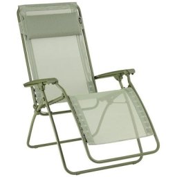 Lafuma Mobilier - Fauteuil relax de jardin pliable r clip - Moss Tube Moss
