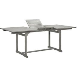 Table à manger de jardin (150-200)x100x75cm Bois d'acacia massif Vidaxl n/a