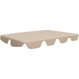 Toit de rechange de balançoire Beige 188/168x110/145 cm vidaXL - Beige