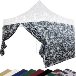 Pro Paroi latérale/partie latérale pour pavillon 3x3m avec fenêtre panoramique xxl ou fermeture