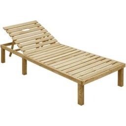 Chaise longue Bain de soleil / Bois de pin imprégné