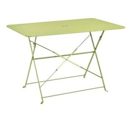 Venise - Table de jardin pliante - 4 places - Vert Pomme - vert amande