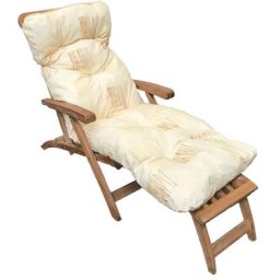 Coussin bain de soleil zèbre 180x60 cm