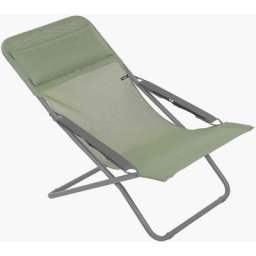 Transat de jardin pliable Lafuma Mobilier transabed - Moss Tube Basalte
