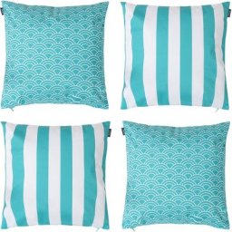 Veeva - Coussins d'assise, Lot de 4, 43cm x 43cm, Coussins de Siège, Résistant à l'eau, Coussins