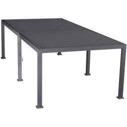 Pergola Evora grand modèle Graphite - Hespéride - Graphite