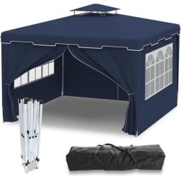 Devoko - Gazebo de jardin facile à transporter Imperméable et coupe-vent,Sable