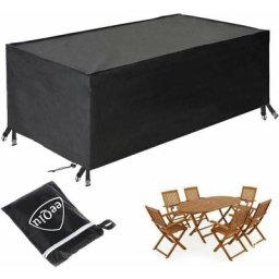 Housse Meubles de Jardin, Housse Table Exterieur, Anti-UV Oxford Robuste Bache Table et Chaise de