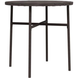 Vidaxl - Table à thé Marron 45 cm Résine tressée Marron