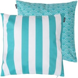 Coussins d'assise, Lot de 2, 43cm x 43cm, Coussins de Siège, Résistant à l'eau, Coussins