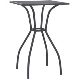 Table de jardin anthracite 50x50x72 cm treillis d'acier Vidaxl n/a