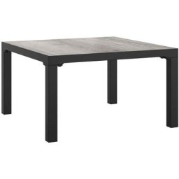 Vidaxl - Table basse de jardin gris 55x55x31 cm dpc et acier n/a