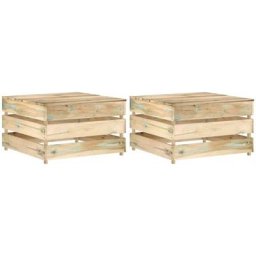 Maisonchic - Lot de 2 Tables de jardin palette Table d'extérieur | Table d'appoint Bois de pin