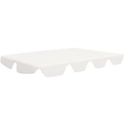 Vidaxl - Toit de rechange de balançoire Blanc 150/130x70/105 cm 270 g/m² Blanc