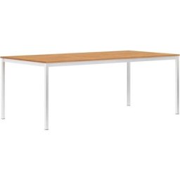 Table à manger de jardin 200x100x75cm Bois de teck et inox Vidaxl n/a