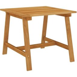 Table à manger de jardin 88x88x74 cm Bois d'acacia massif Vidaxl Marron