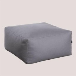 Sklum - Modules de Canapé de Jardin en Tissu Attus Style Antracita Pouf carré