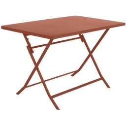 Table rectangulaire pliante Greensboro 4p ambre Hespéride - Ambre - Ambre