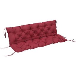 Coussin matelas assise dossier pour banc de jardin balancelle canapé 3 places grand confort 150 x