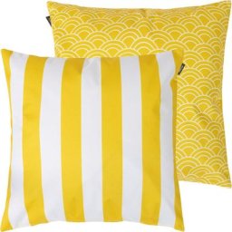 Coussins d'assise, Lot de 2, 43cm x 43cm, Coussins de Siège, Résistant à l'eau, Coussins