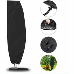 Moonstars - Housse de Parasol, 210D Housse de Parasol Jardin pour 2 à 4 m de 210D Grand Parasol