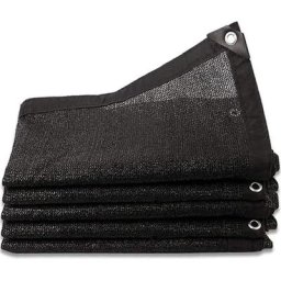 Filet d'ombrage 8 broches ombrage 80 % renforcé Voile d'ombrage épais Filet de serre coupe-vent