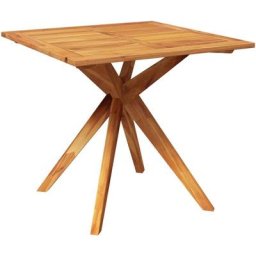 Table de jardin 85x85x75 cm Bois d'acacia solide Vidaxl n/a