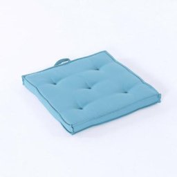 Coussin chaise de jardin turquoise Taille 42x42x5cm Résistant à l'eau