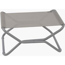 Repose pieds de jardin pliable Lafuma Mobilier next - Terre Tube Basalte