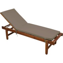 Matelas Bain de soleil outdoor coloré Beige 60 x 190 cm - Beige