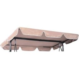 Toit de Rechange pour Balancelle, Toit de Balançoire Toile Épaisse à 160G/M2 Imperméable et Anti-UV