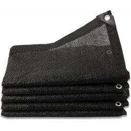 Filet D'Ombrage 8 Broches Ombrage 80% Renforce éPaissir Voile Ombrage, Serres Filet Coupe-Vent avec