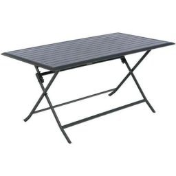 Table Azua Pliante Graphite 6 Places - Hespéride - Graphite