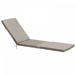 Coussin bain de soleil 186 x 53 x 5 cm taupe - Taupe