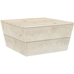 Table de jardin 60x60x30 cm Bois d'épicéa imprégné Vidaxl n/a