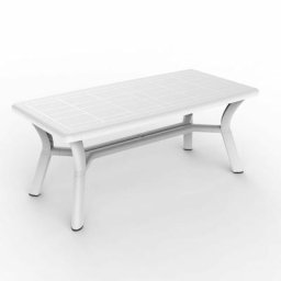 Orquidea 180x90 Table pour Jardin Extérieur jusqu'à 6 personnes avec trou pour parasol et