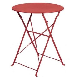 Ozalide - capri - Table de jardin pliante - 2 places - Bordeaux - bordeaux
