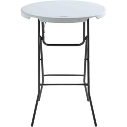 Table mange-debout pliante Rekkem Blanc