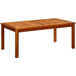 Table basse de jardin 110x60x45 cm Bois solide d'acacia vidaXL - N/A
