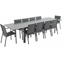 Alice's Garden - Salon de jardin table extensible - Odenton - Grande table en aluminium 235/335cm